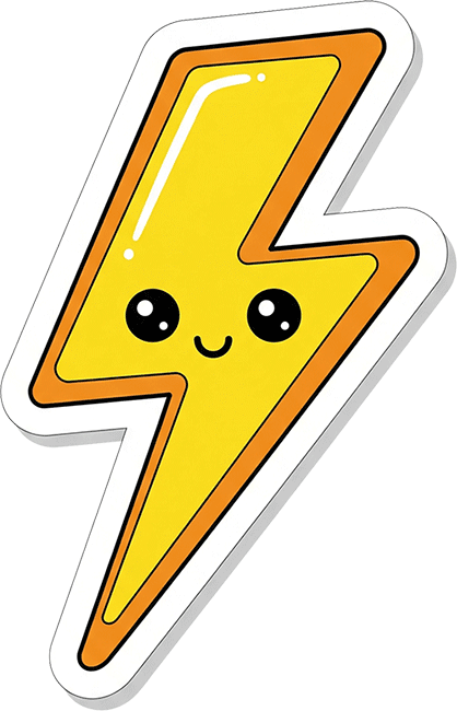 Lightning Bolt Sticker