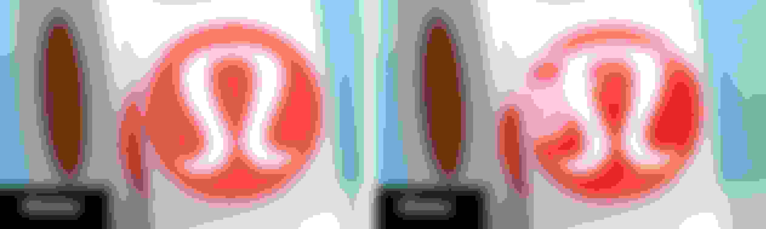 Sticker roll comparison - glossy vs. matte