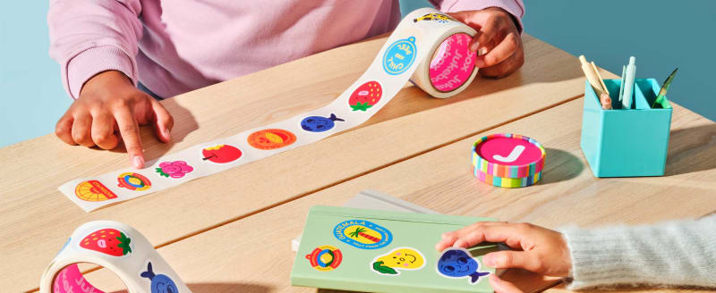 Die Cut Stickers vs Roll Labels Comparison