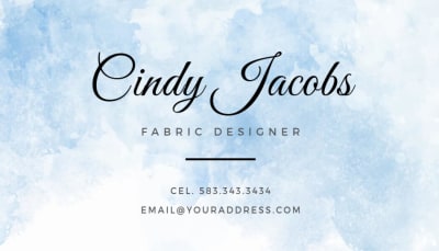 Creative business card template