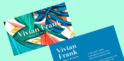 Botanical Business Card Template