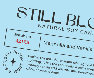 Candle label original