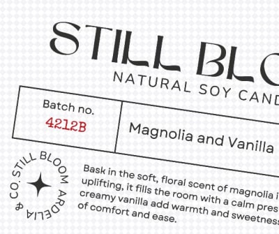 Candle label removed