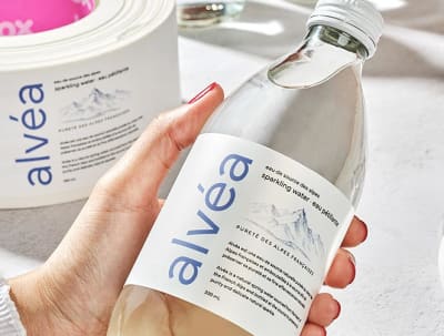 Custom bottle labels waterproof BOPP for beverages and packaging by Jukebox