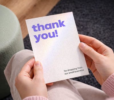 Custom Pearl White Postcards