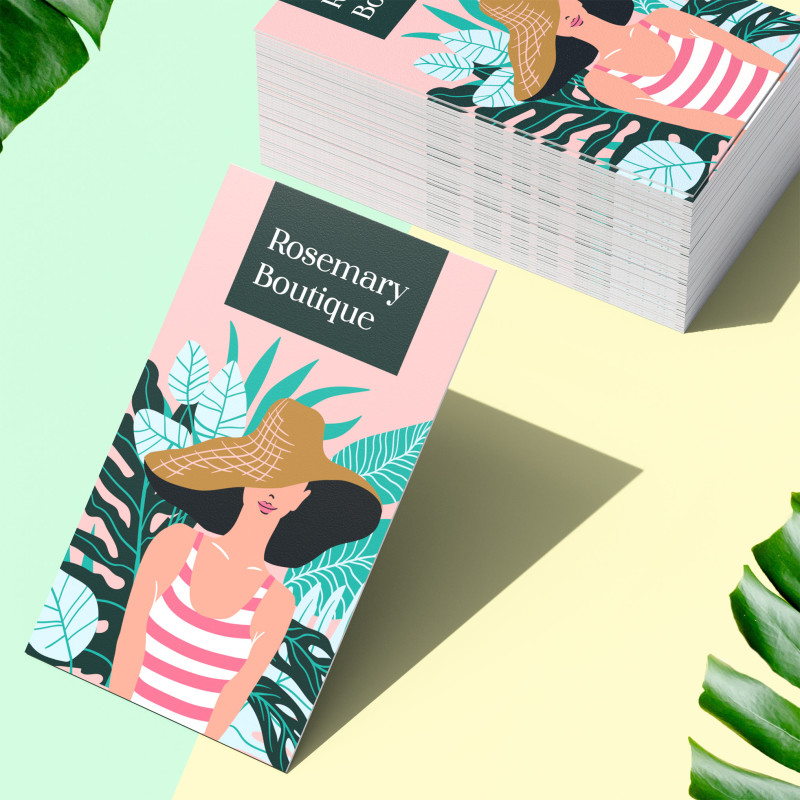 Sandy Matte Business Cards