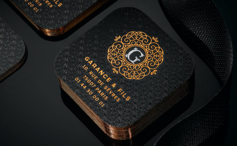 Premium Black Business Cards