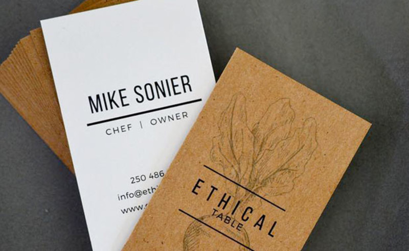 Duplex Business Cards