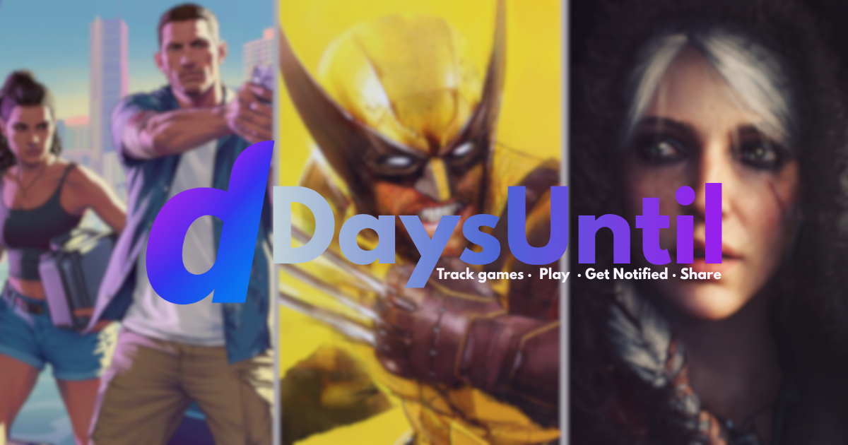 Days Until Games - Real-Time Release Date Countdowns
