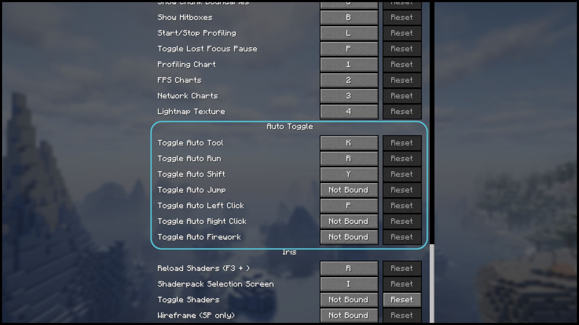 AutoToggle Mod Keybinds