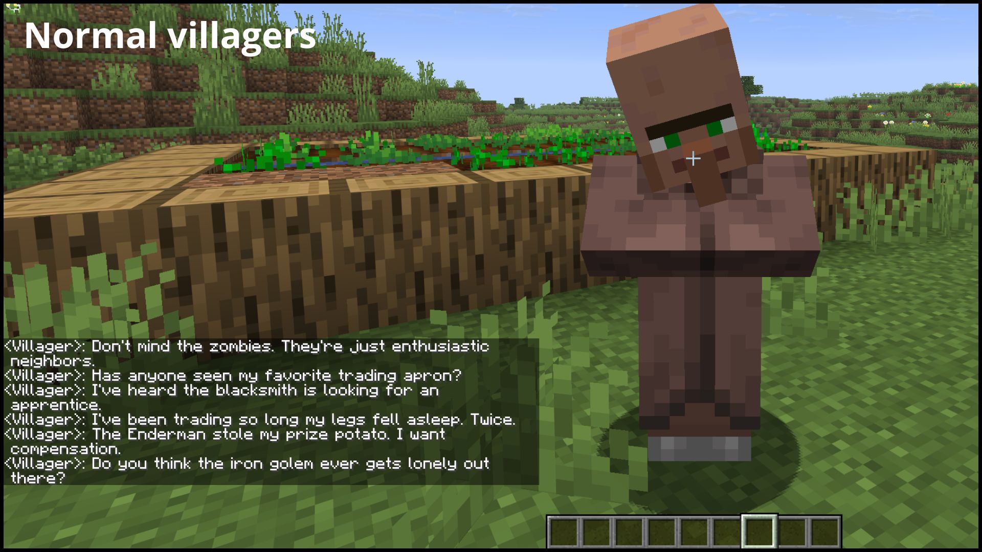 Villager Phrases: Normal Villagers