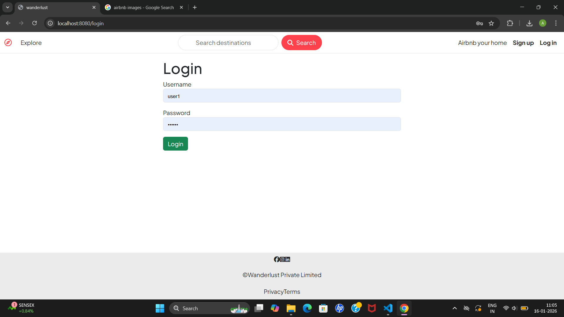 Airbnb Website Clone