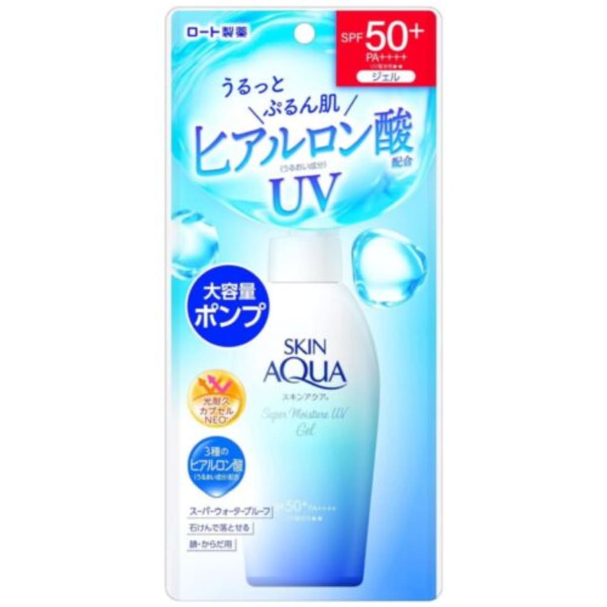 Skin Aqua UV Super Moisture Gel Pump SPF 50+ PA++++ 140g