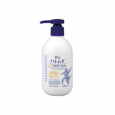 Hatomugi UV and Moisturizing Milky Gel SPF50+ PA++++ 250ml