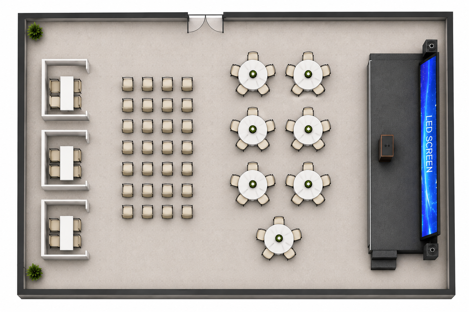 Main Hall floor plan
