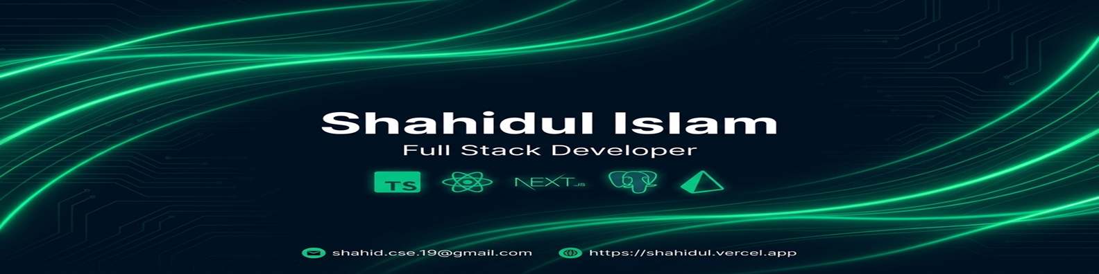 Shahidul Islam Banner