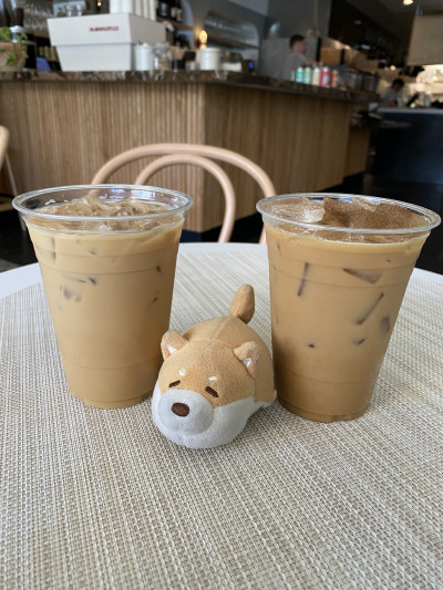 Stressba and coffee at Mattina