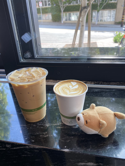 Stressba at Ikon Coffee in the Dogpatch, San Francisco