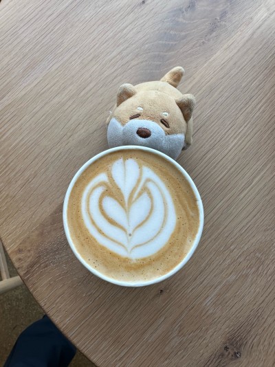 Just another latte at just another coffee shop