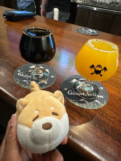 Expanding her palette at Great Notion Brewing taproom in Berkeley