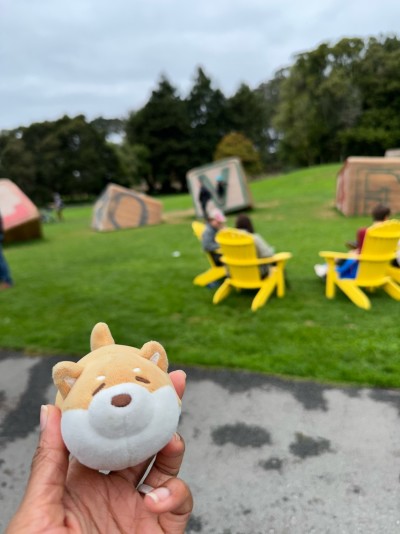 Walking through Golden Gate Park