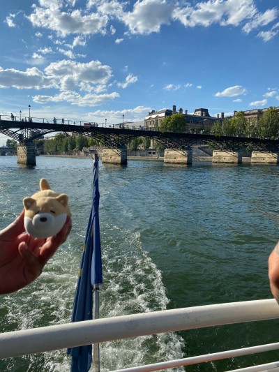 Riding the Batobus along the Seine