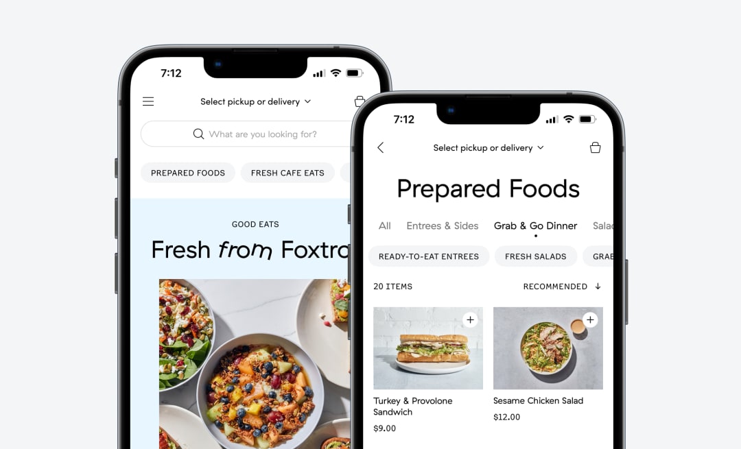 Foxtrot mobile app