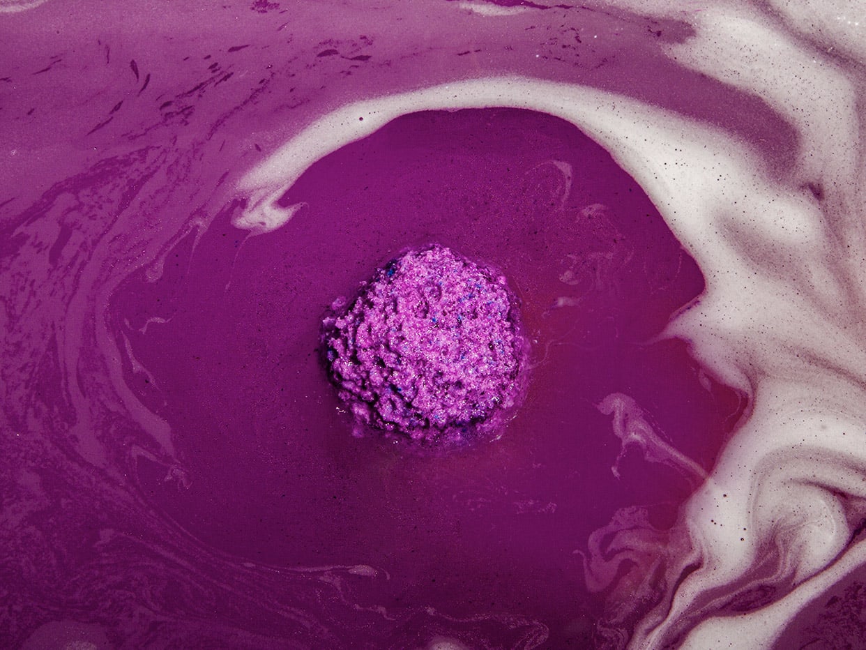 Purple 2024 bath bomb