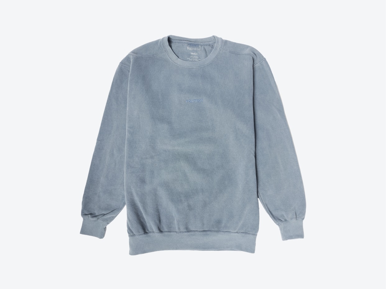 Foxtrot Navy Crewneck - L