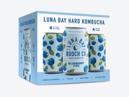 Luna Bay Hard Kombucha - Blueberry Palo Santo 4pk