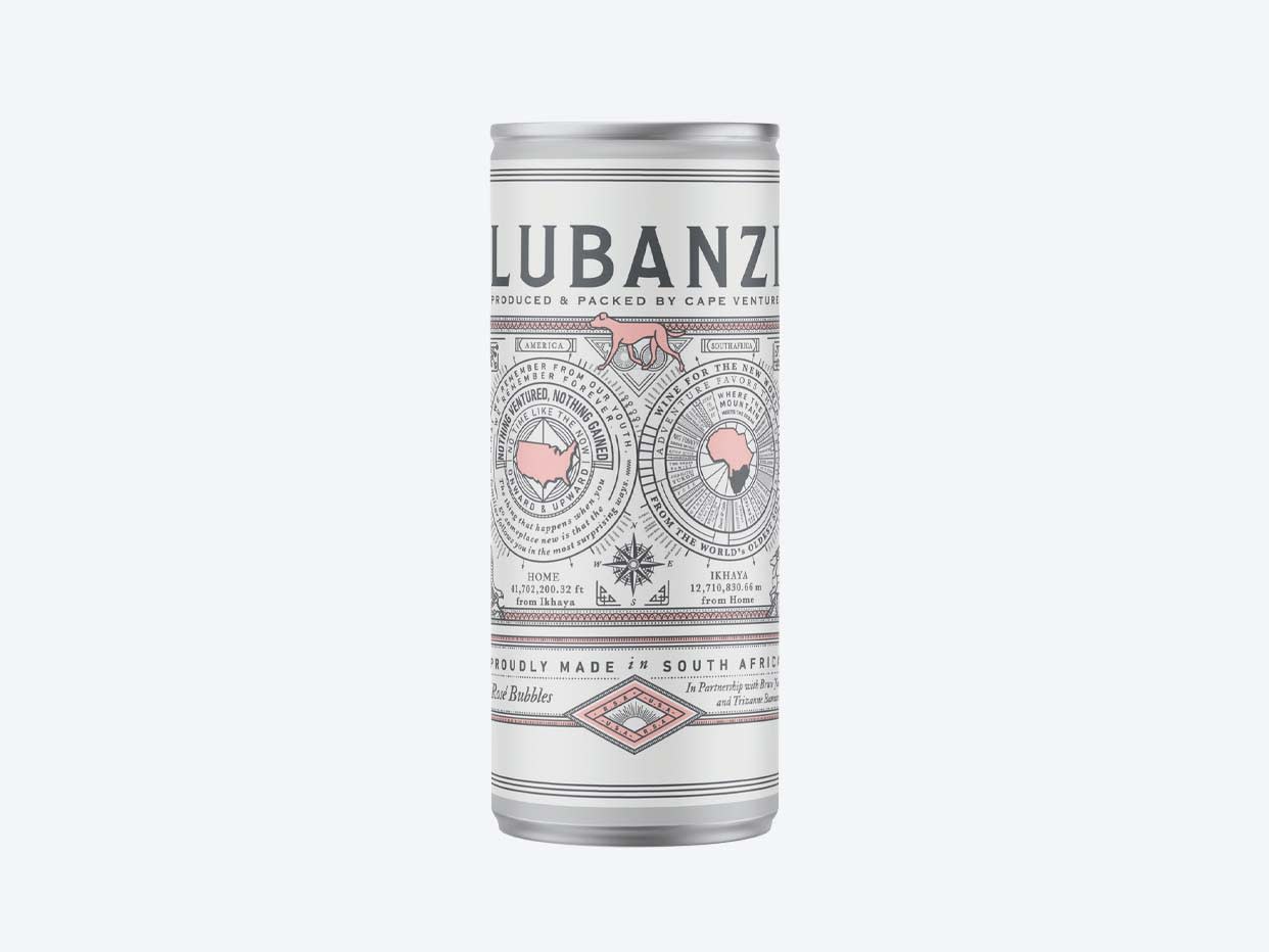 Product Name Lubanzi, Sparkling Rosé, 250mL Can