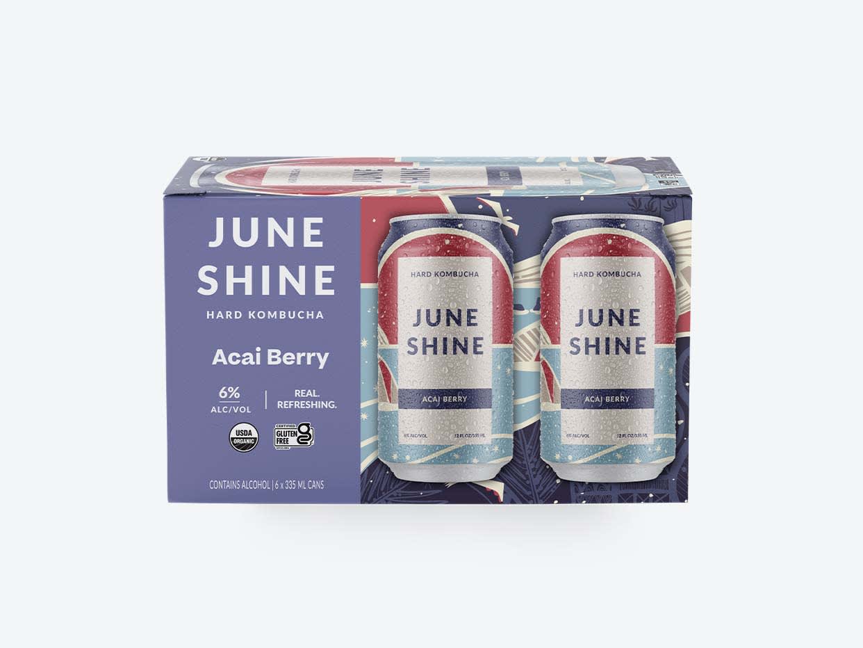 Product Name Juneshine Hard Kombucha - Açaí Berry 6pk