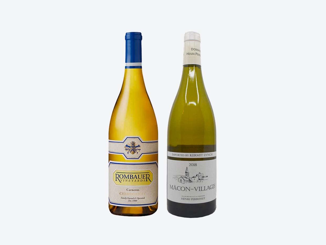 Product Name Burgundy v. California Chardonnay - Duo
