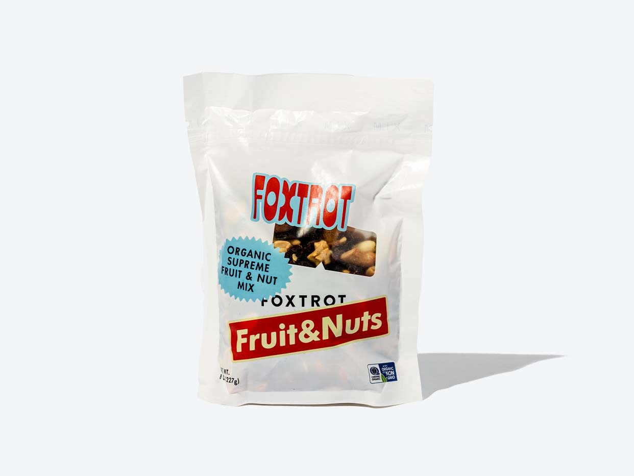 Product Name Foxtrot Organic Supreme Fruit & Nut Mix