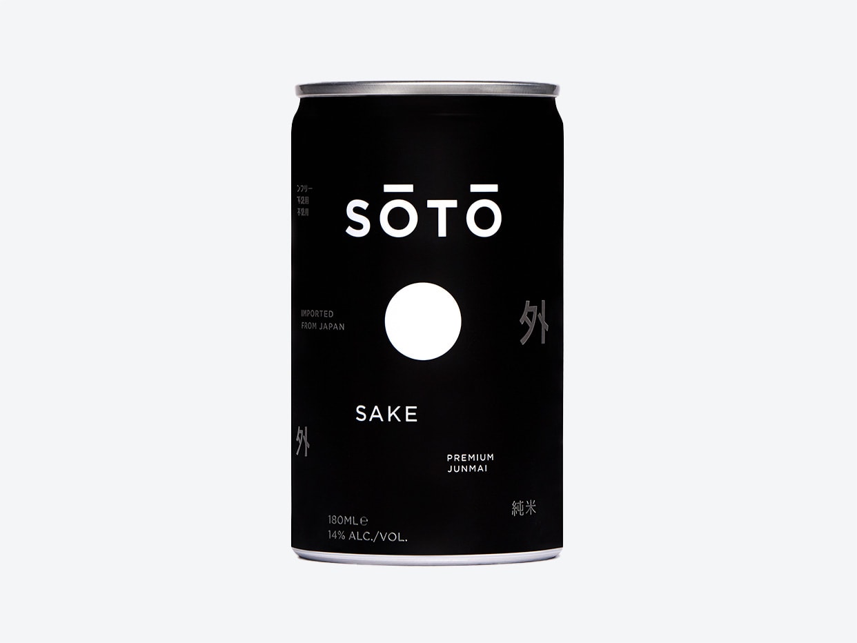 Product Name Soto, Junmai Sake 180ml Can