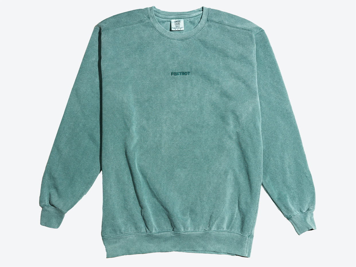 Product Name Foxtrot Green Crewneck - L