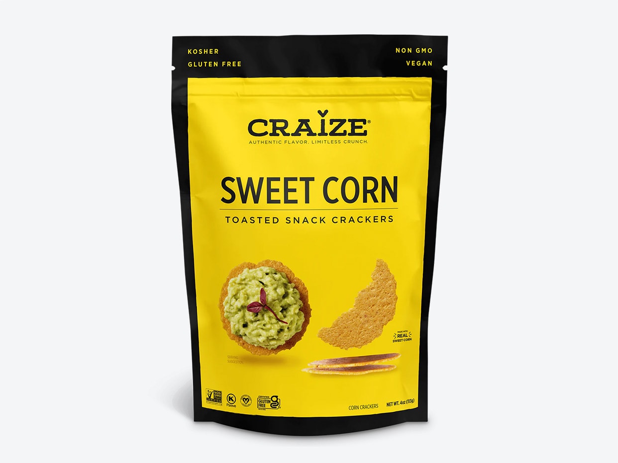 Product Name Craize - Sweet Corn Crackers