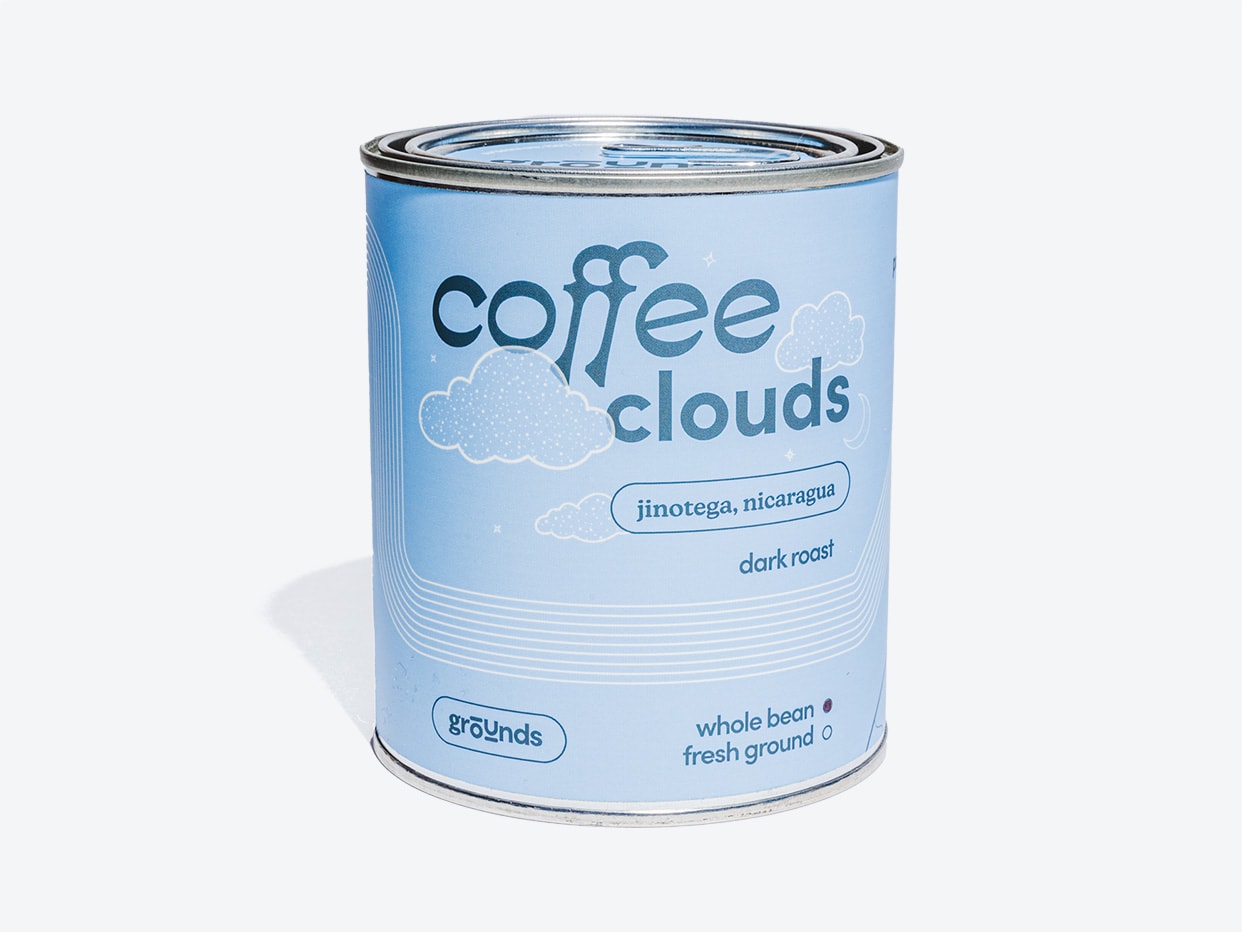 Product Name grounds - Coffee Clouds Dark Roast Coffee Beans