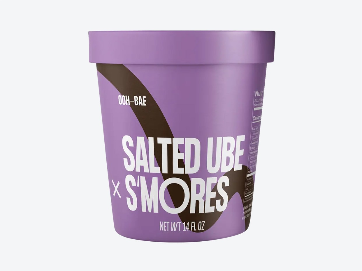 Product Name Boba Ice Cream - Salted Ube S'mores