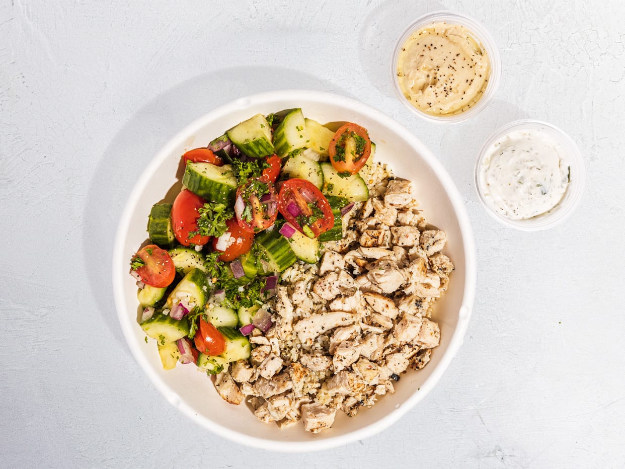 Product Name Mediterranean Style Chicken Bowl