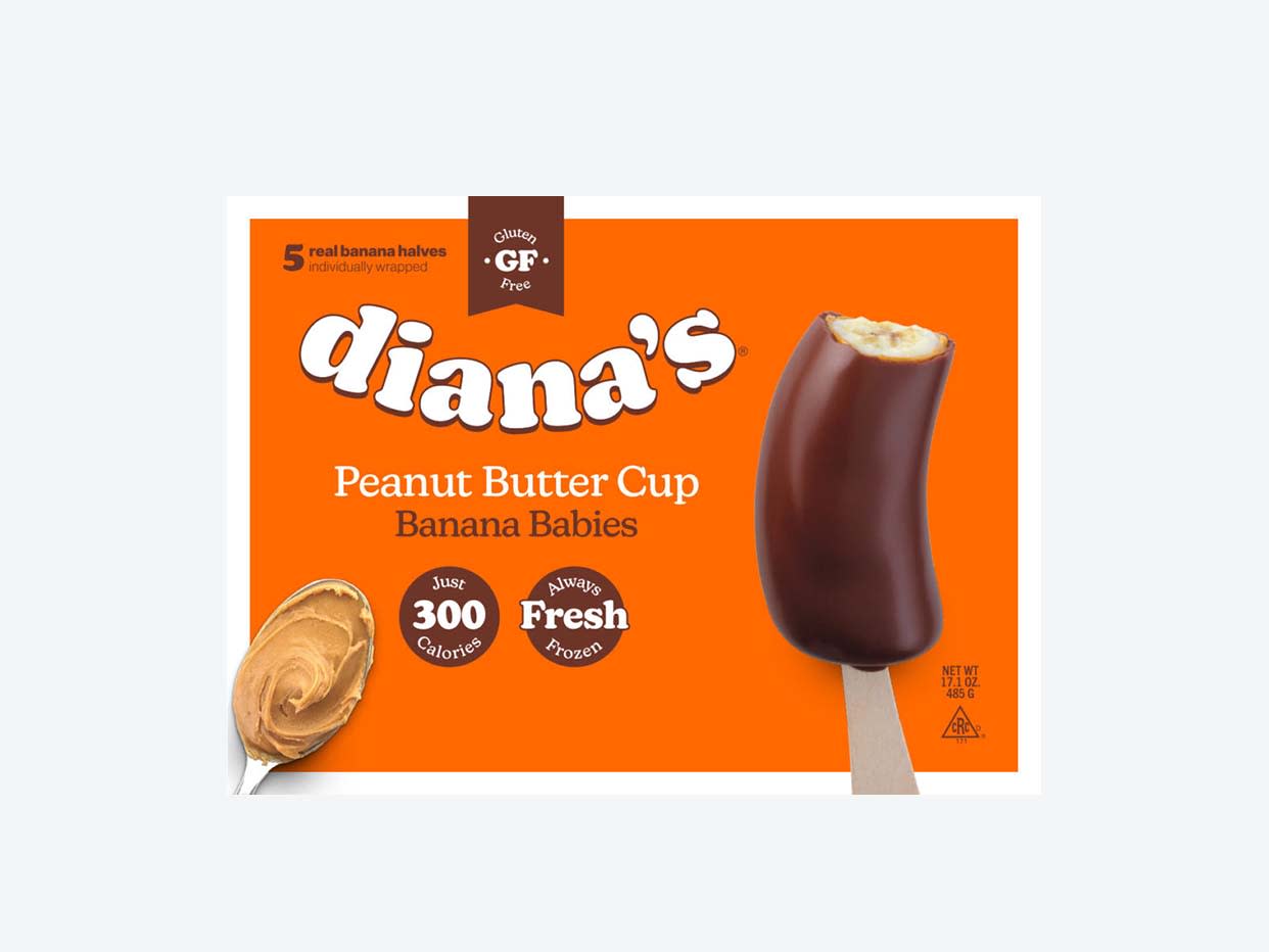 Product Name Diana's Bananas - Peanut Butter Halves