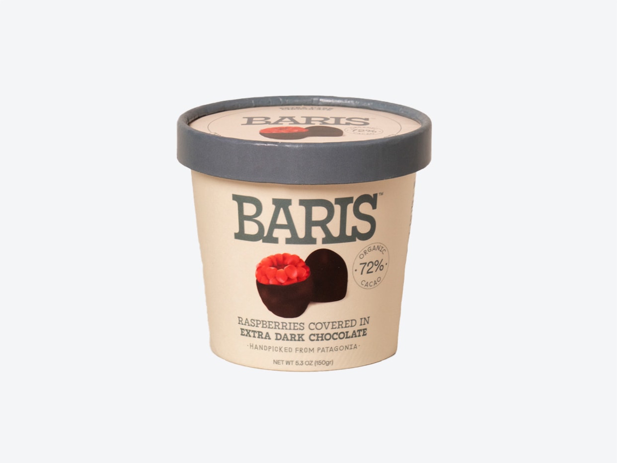 Product Name Baris Dipped Raspberries - Dark Chocolate