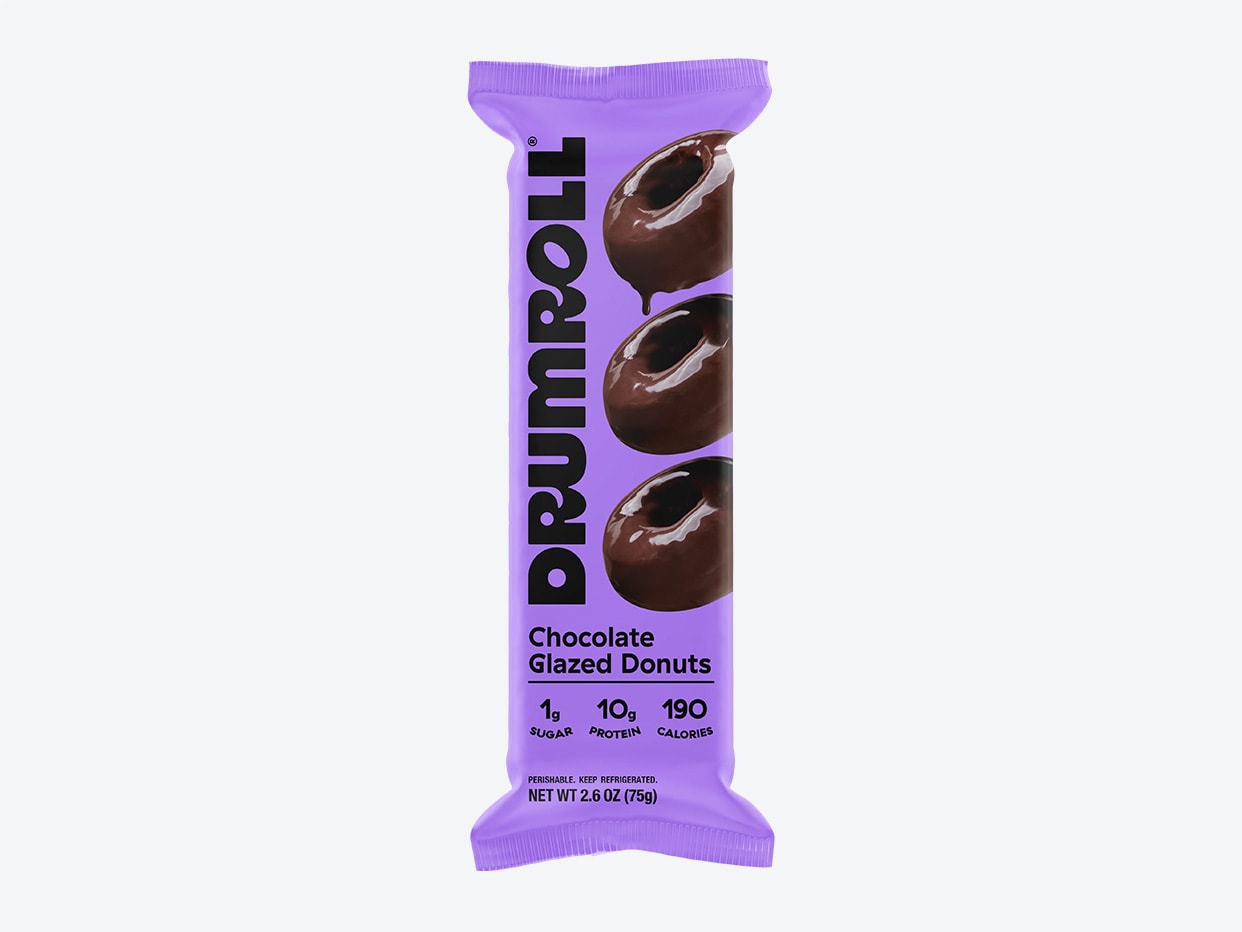 Product Name Drumroll Protein Donuts - Chocolate Glazed