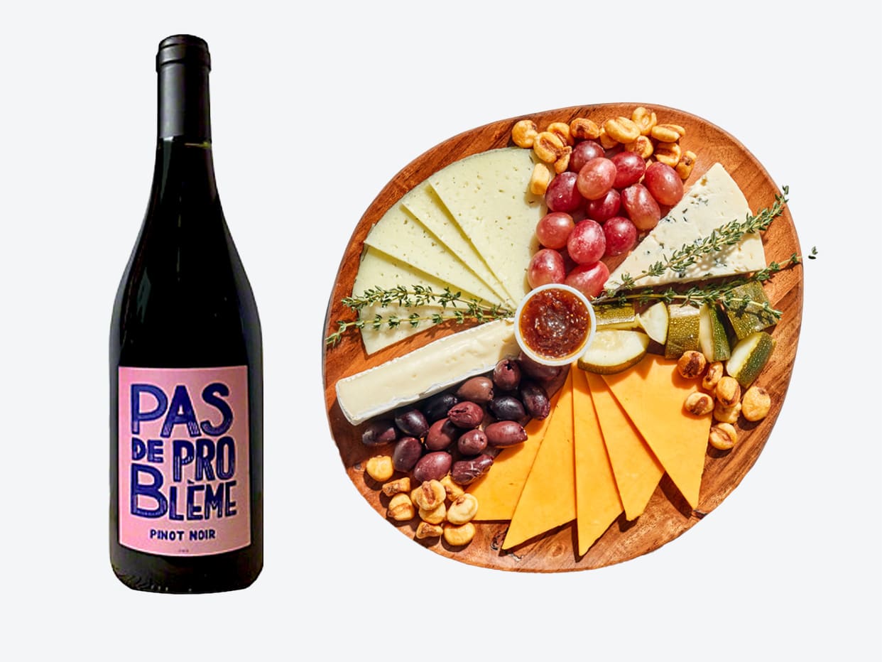 Product Name Cheese Plate & Wine Pairing