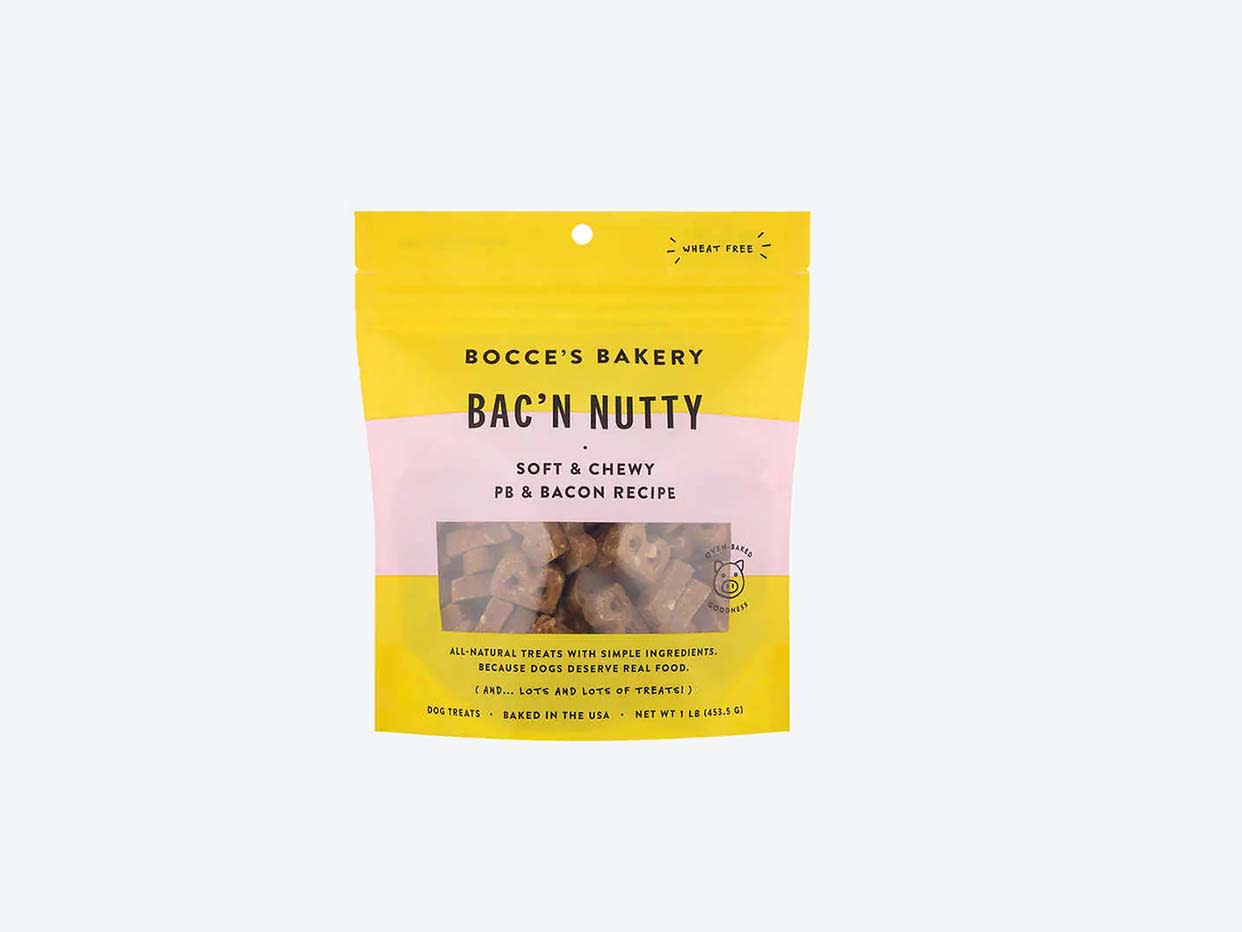 Product Name Bocce's Bakery - Bac N' Nutty Soft & Chewy Dog Treats