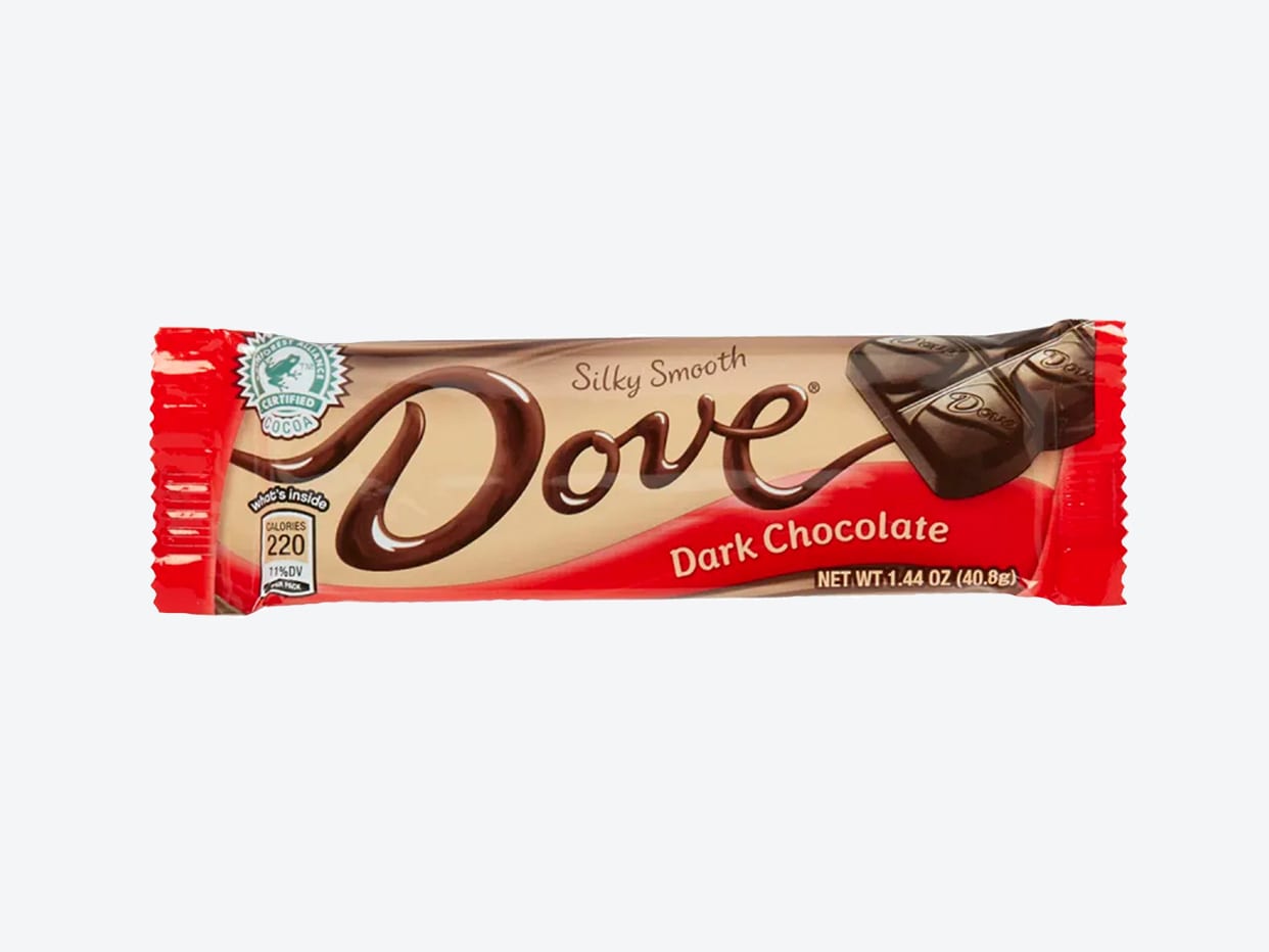 Product Name DOVE Dark Chocolate Bar