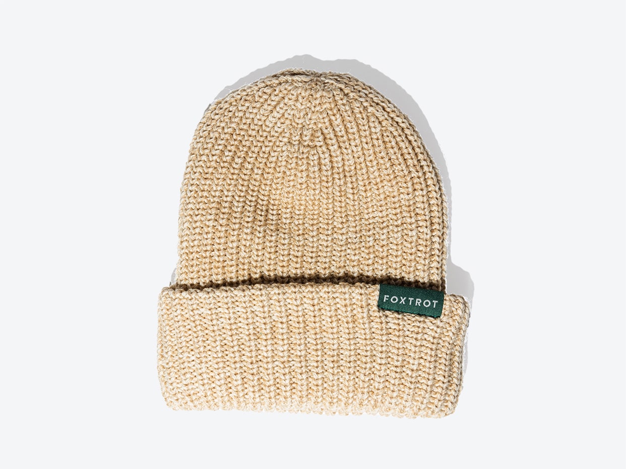 Product Name Foxtrot Tag Beanie - Cream