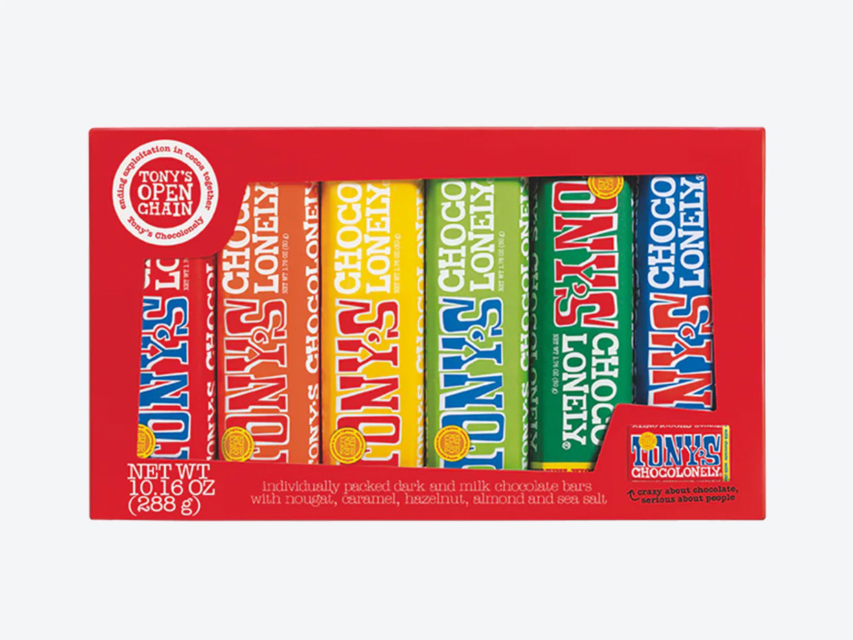 Product Name Tony's Chocolonely - Rainbow Tasting 6pk