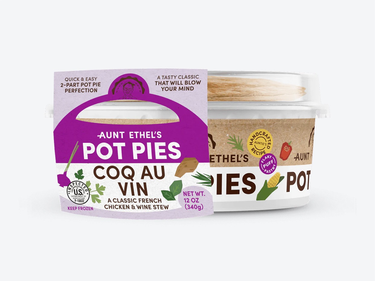 Product Name Aunt Ethel's - Coq Au Vin Frozen Pot Pie