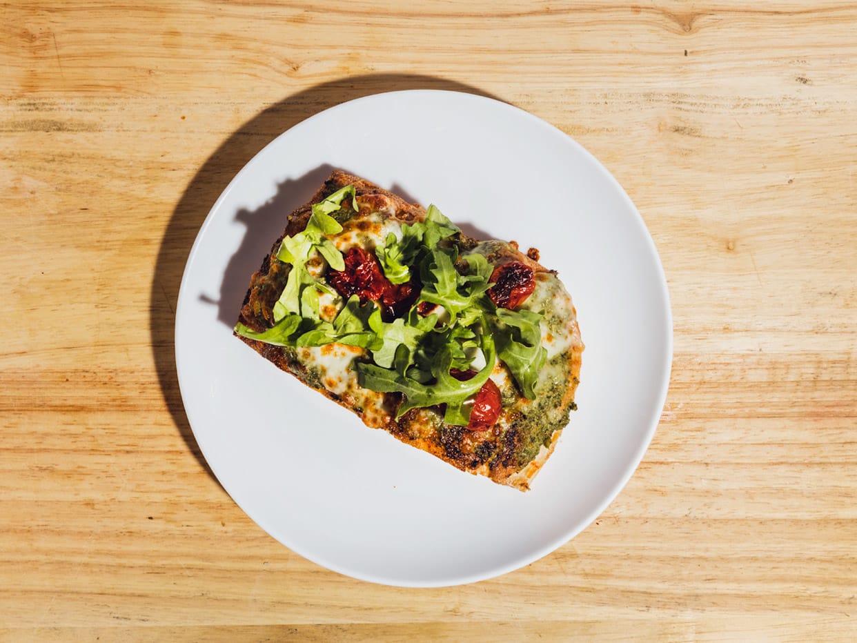 Product Name Garden Pesto Pizza - Slice